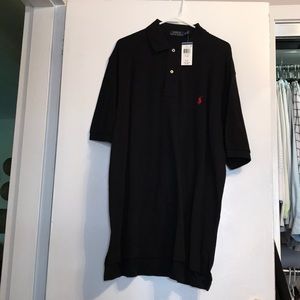 Brand New Men’s Black Tall Ralph Lauren Polo